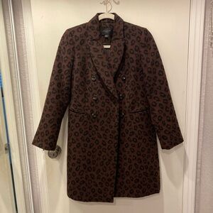 Ann Taylor animal print coat